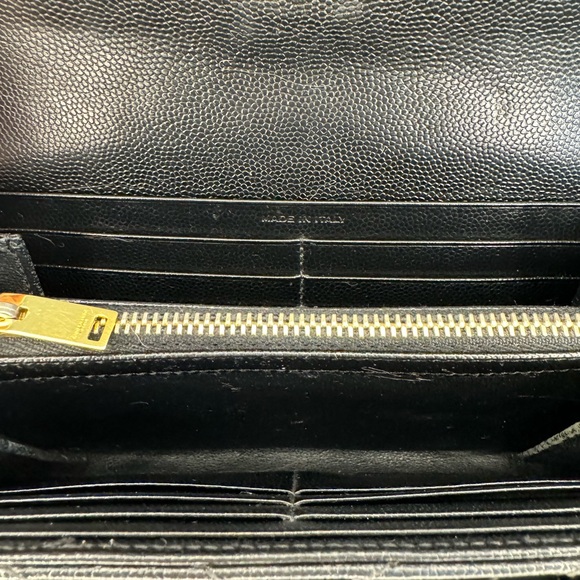YSL RETAIL $880 Long envelope wallet w/unbranded chain and insert - Picture 9 of 10